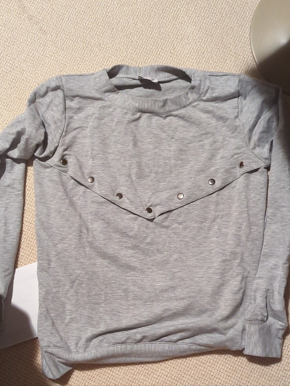 Teat Cosset Nursing Sweatshirt Grey
